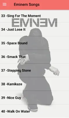 Eminem Songs Offline(50 songs) android App screenshot 3